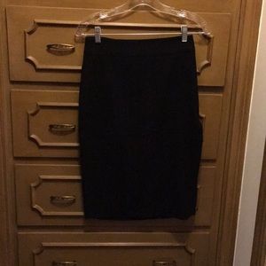 Black pencil skirt